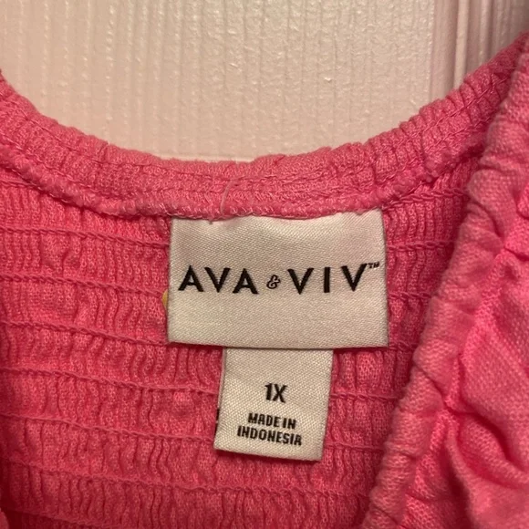 Brand New Ava & Viv Pink Sleeveless Dress… - Picture 4 of 8